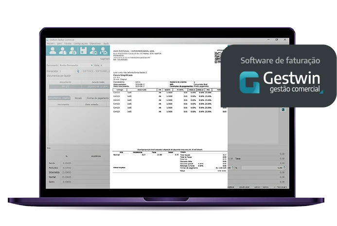 Gestwin Gestão Comercial - programa de faturação certificado para micro e pequenas empresas