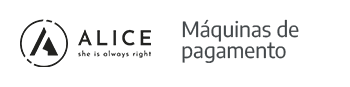 Alice - máquinas de pagamento