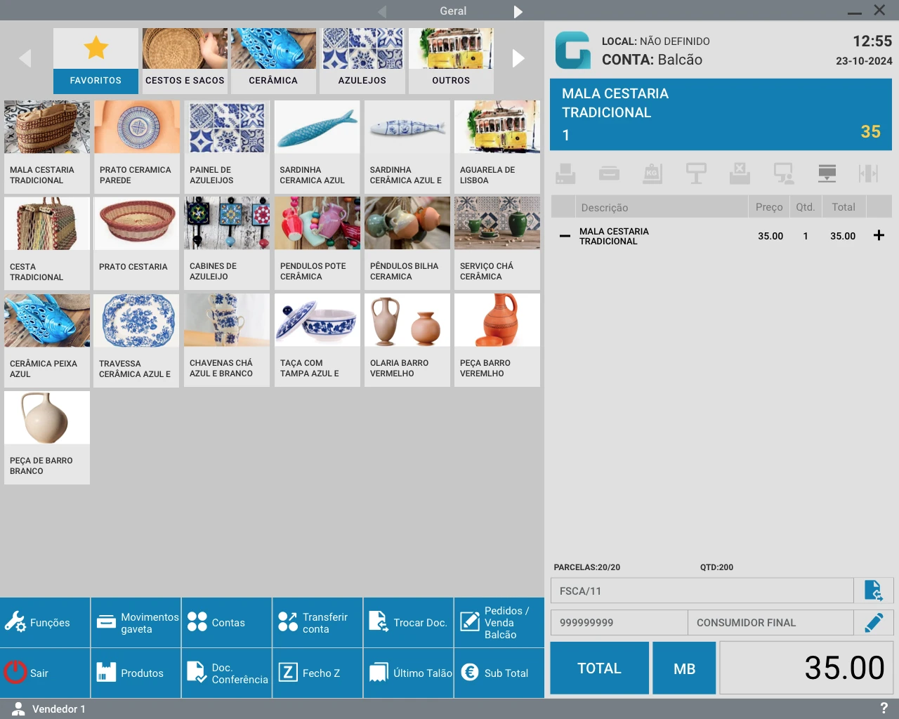Software de faturação para lojas de artesanato