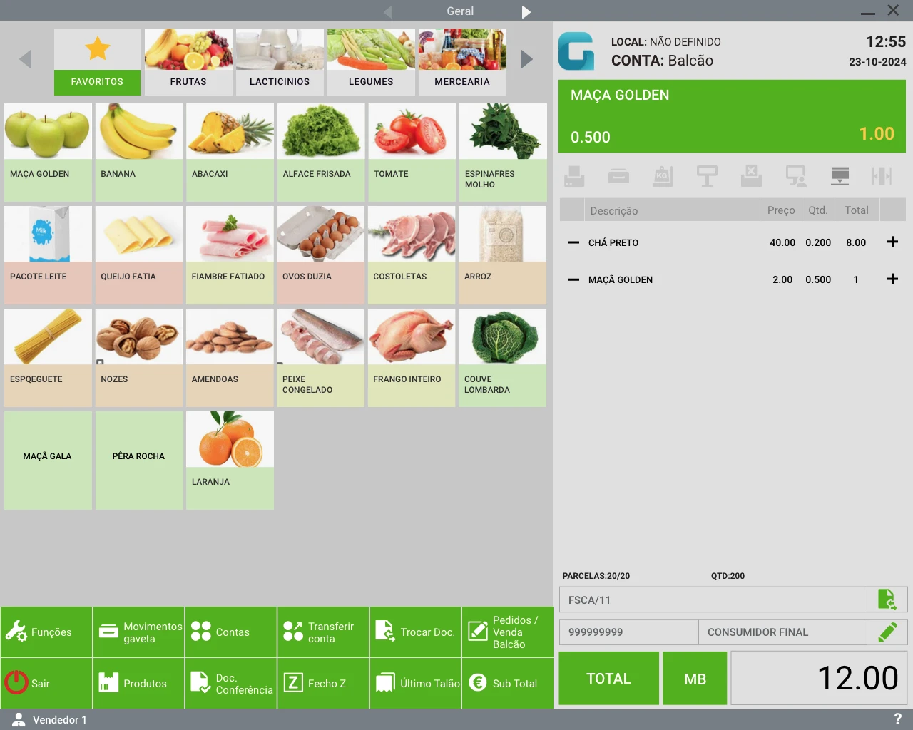Software de faturação para minimercados