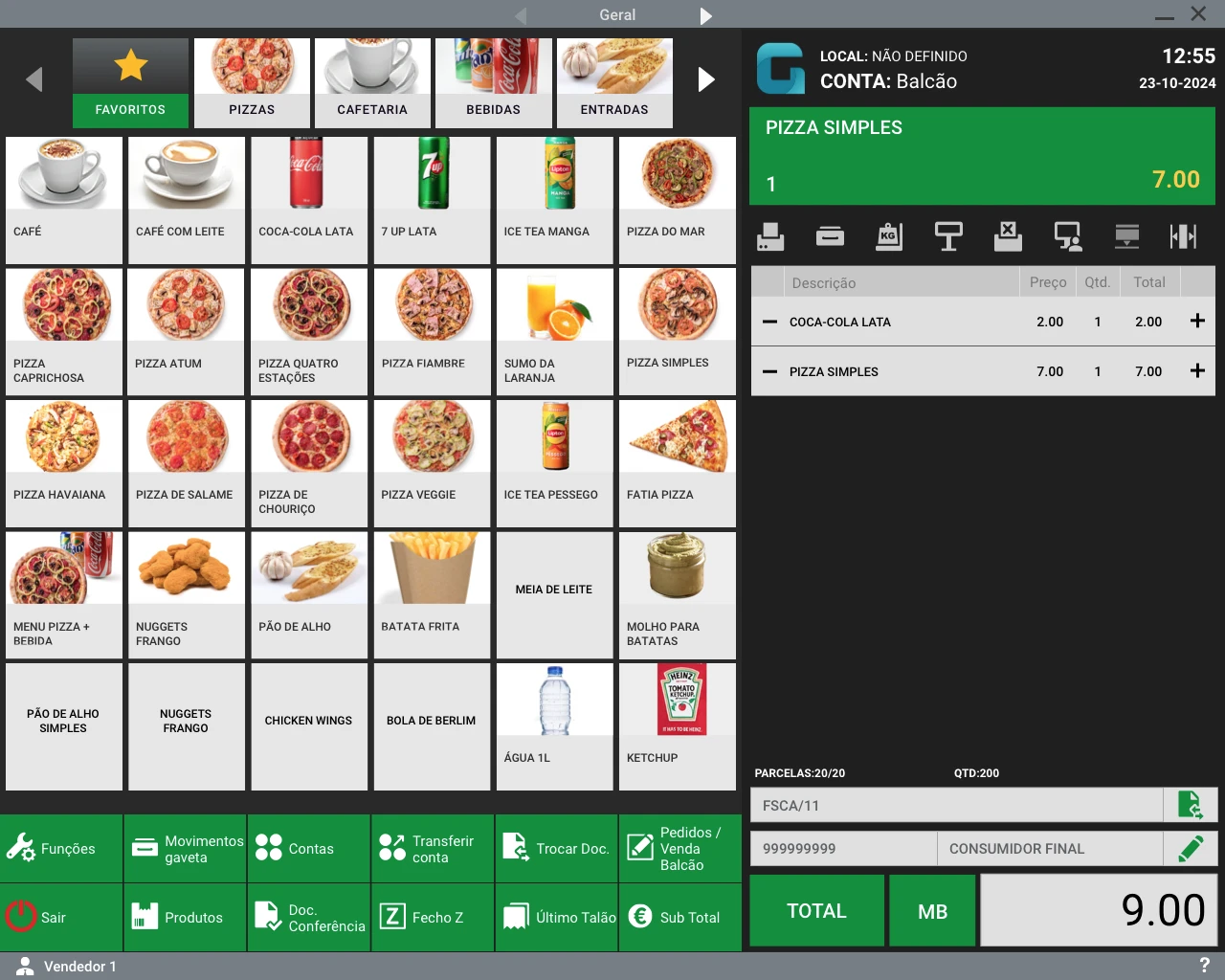 Software de faturação para pizzarias